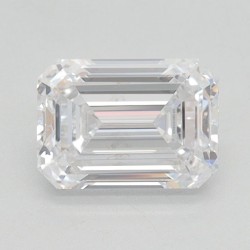 Diament laboratoryjny bezbarwny szlif szmaragdowy, 1.05ct, IF, D, IGI LG638454858
