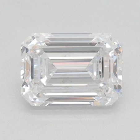 Diament laboratoryjny bezbarwny szlif szmaragdowy, 1.05ct, IF, D, IGI LG638454858