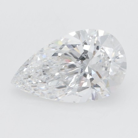 Diament laboratoryjny bezbarwny szlif gruszkowy, 1.58ct, VVS1, D, IGI LG640460478