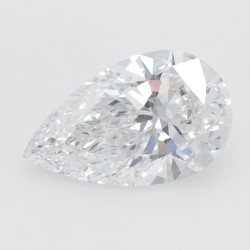 Diament laboratoryjny bezbarwny szlif gruszkowy, 1.53ct, VVS1, D, IGI LG640460483