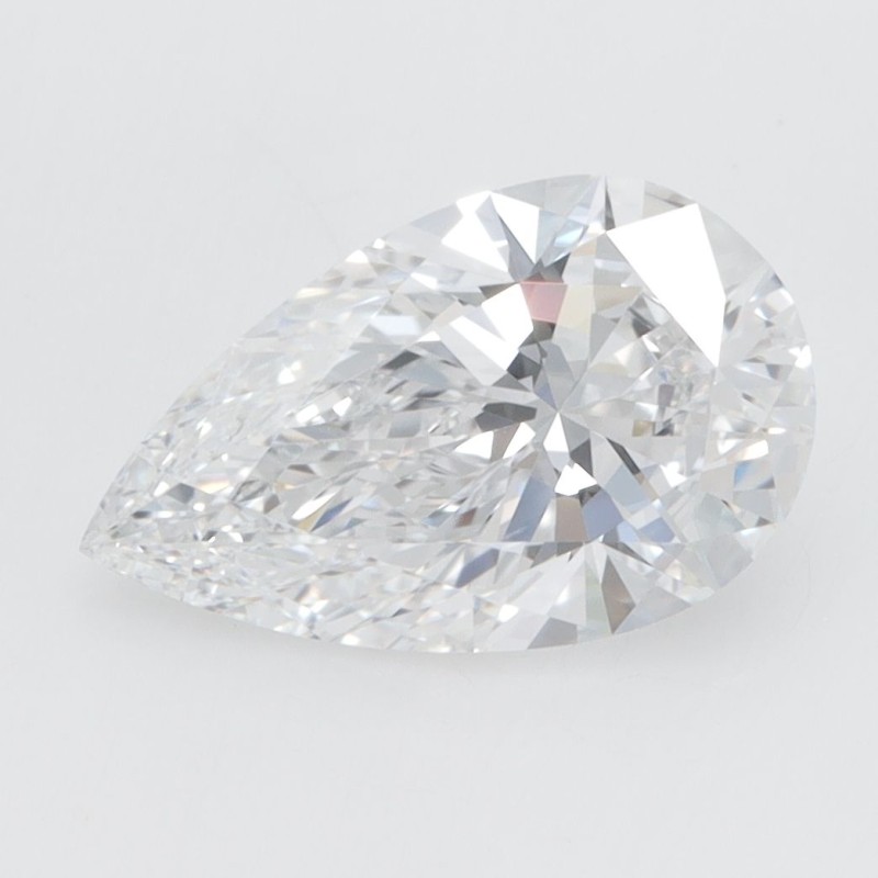 Diament laboratoryjny bezbarwny szlif gruszkowy, 1.53ct, VVS1, D, IGI LG640460483