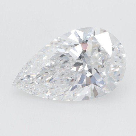 Diament laboratoryjny bezbarwny szlif gruszkowy, 1.53ct, VVS1, D, IGI LG640460483