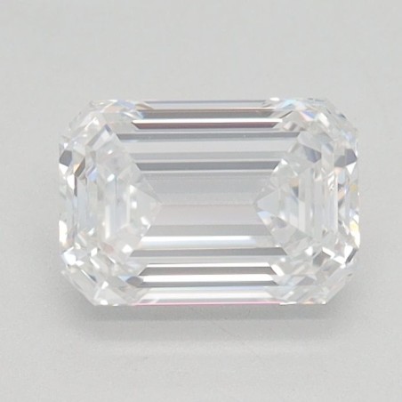 Diament laboratoryjny bezbarwny szlif szmaragdowy, 1.02ct, IF, D, IGI LG638402458