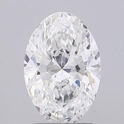 Diament laboratoryjny bezbarwny szlif owalny, 2ct, VVS2, D, IGI LG740508744