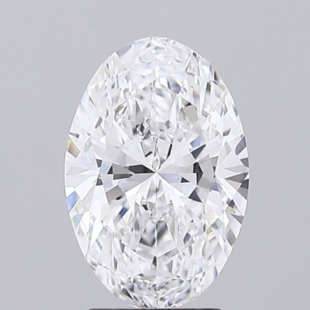 Diament laboratoryjny bezbarwny szlif owalny, 2.52ct, VVS2, D, IGI LG739599574
