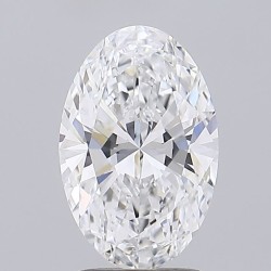 Diament laboratoryjny bezbarwny szlif owalny, 2.05ct, VVS1, D, IGI LG741521610
