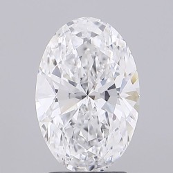 Diament laboratoryjny bezbarwny szlif owalny, 2.57ct, VVS2, D, IGI LG739599571