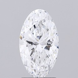 Diament laboratoryjny bezbarwny szlif owalny, 1.52ct, VVS2, D, IGI LG741526115
