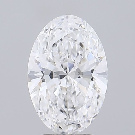 Diament laboratoryjny bezbarwny szlif owalny, 2.81ct, VVS2, D, IGI LG741521608