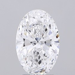 Diament laboratoryjny bezbarwny szlif owalny, 2.5ct, VVS2, D, IGI LG736505345