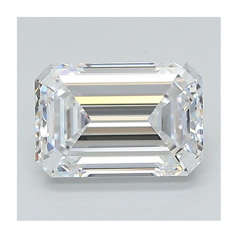 Diament laboratoryjny bezbarwny szlif szmaragdowy, 1.55ct, VVS2, D, GIA 6471246895