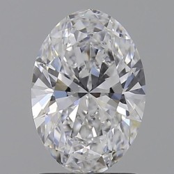 Diament laboratoryjny bezbarwny szlif owalny, 1.28ct, IF, D, IGI LG731565797