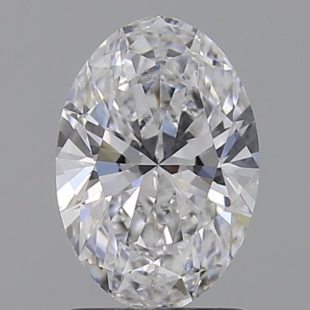 Diament laboratoryjny bezbarwny szlif owalny, 1.28ct, IF, D, IGI LG731565797