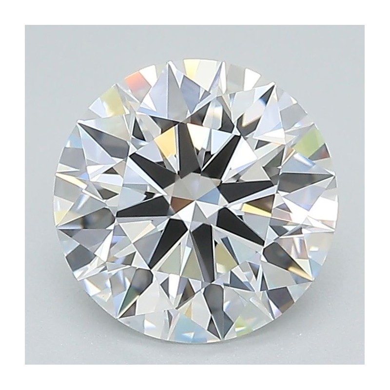 Diament laboratoryjny bezbarwny szlif okrągły, 2.06ct, VVS2, D, GIA 6475244345