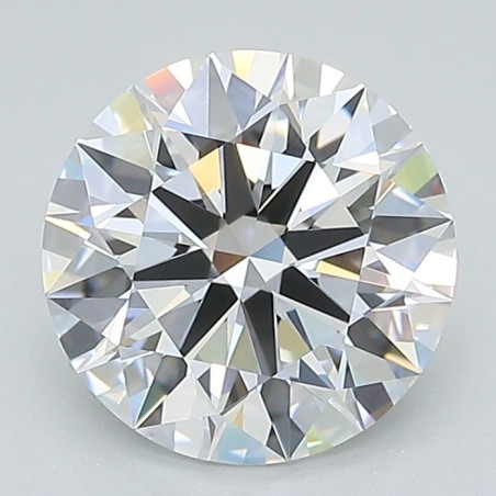 Diament laboratoryjny bezbarwny szlif okrągły, 2.06ct, VVS2, D, GIA 6475244345