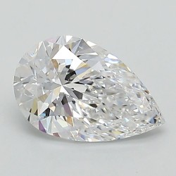 Diament laboratoryjny bezbarwny szlif gruszkowy, 1.03ct, VVS2, D, IGI LG595393847