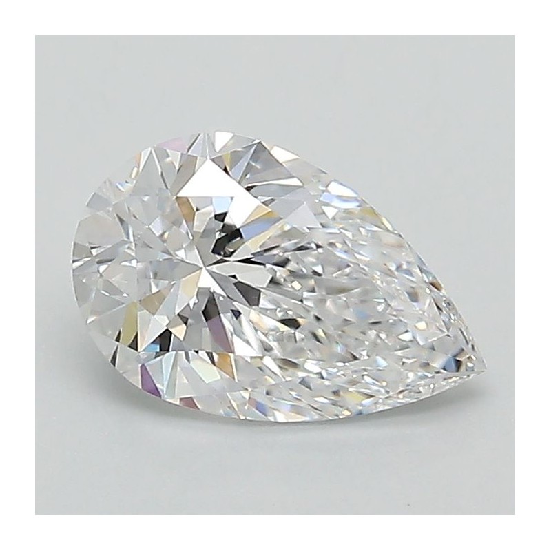 Diament laboratoryjny bezbarwny szlif gruszkowy, 1.03ct, VVS2, D, IGI LG595393847