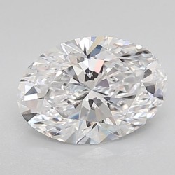 Diament laboratoryjny bezbarwny szlif owalny, 1.53ct, VVS2, D, IGI LG642495284