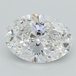 Diament laboratoryjny bezbarwny szlif owalny, 1.51ct, VVS2, D, IGI LG626412496