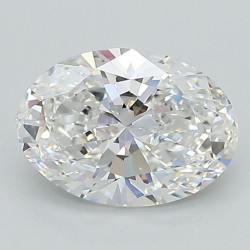 Diament laboratoryjny bezbarwny szlif owalny, 1.51ct, VVS2, D, IGI LG626412515