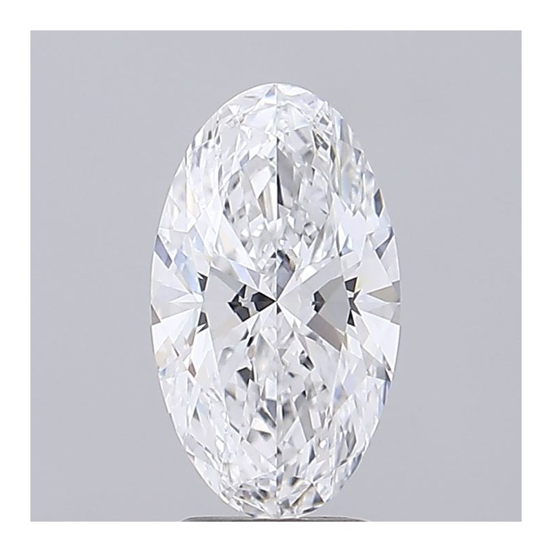 Diament laboratoryjny bezbarwny szlif owalny, 2.51ct, VVS2, D, IGI LG744509584