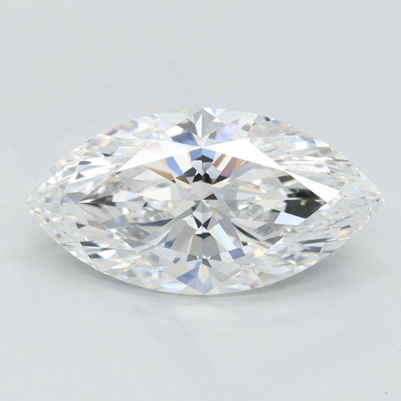 Diament laboratoryjny bezbarwny markiza, 2.27ct, VVS1, D, GIA 1535332077