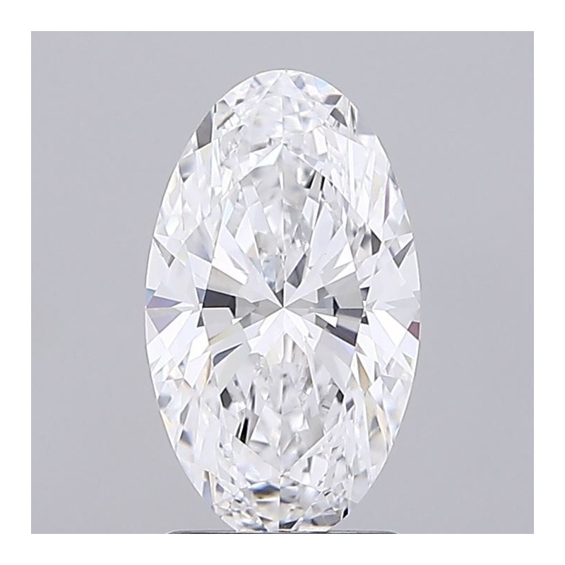 Diament laboratoryjny bezbarwny szlif owalny, 2.1ct, VVS2, D, IGI LG744509587
