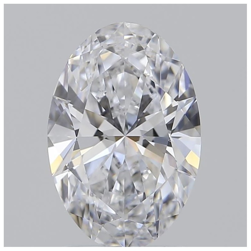 Diament laboratoryjny bezbarwny szlif owalny, 1.5ct, IF, D, IGI LG733557668