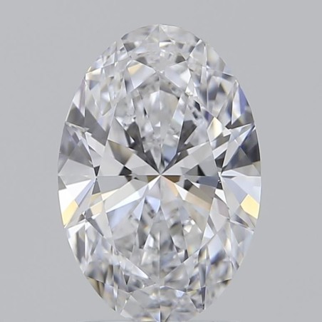 Diament laboratoryjny bezbarwny szlif owalny, 1.5ct, IF, D, IGI LG733557668