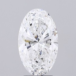 Diament laboratoryjny bezbarwny szlif owalny, 2.7ct, VVS2, D, IGI LG744509595