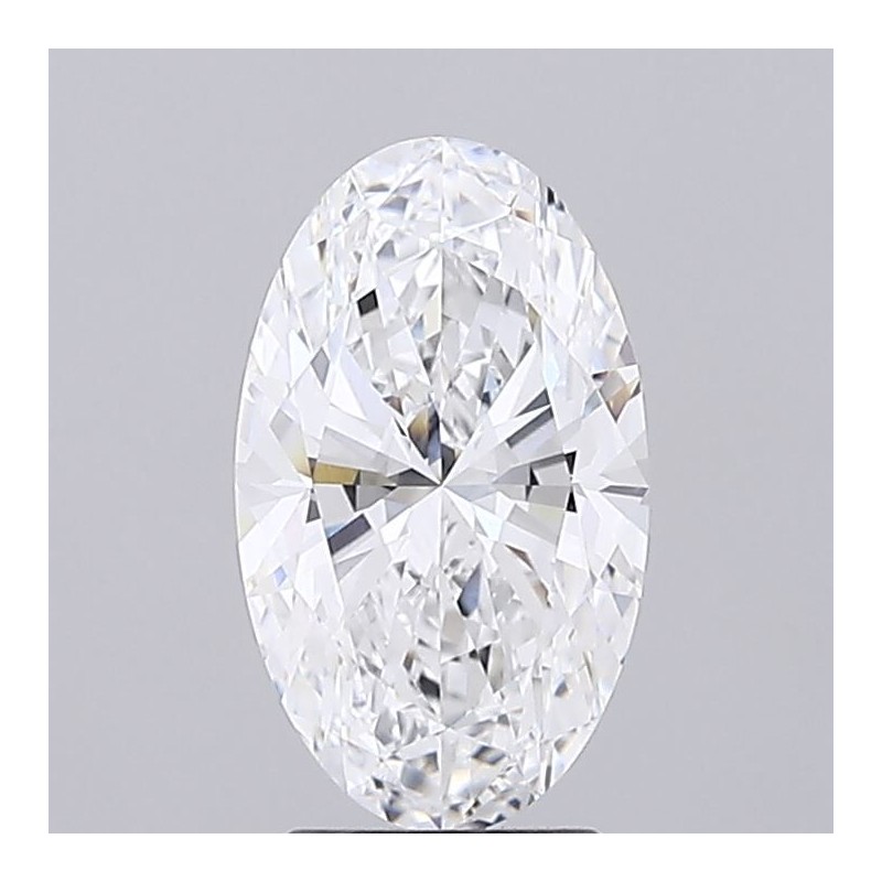Diament laboratoryjny bezbarwny szlif owalny, 2.7ct, VVS2, D, IGI LG744509595