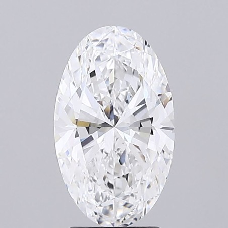 Diament laboratoryjny bezbarwny szlif owalny, 2.7ct, VVS2, D, IGI LG744509595