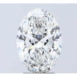 Diament laboratoryjny bezbarwny szlif owalny, 2.53ct, VVS2, F, IGI LG727543963