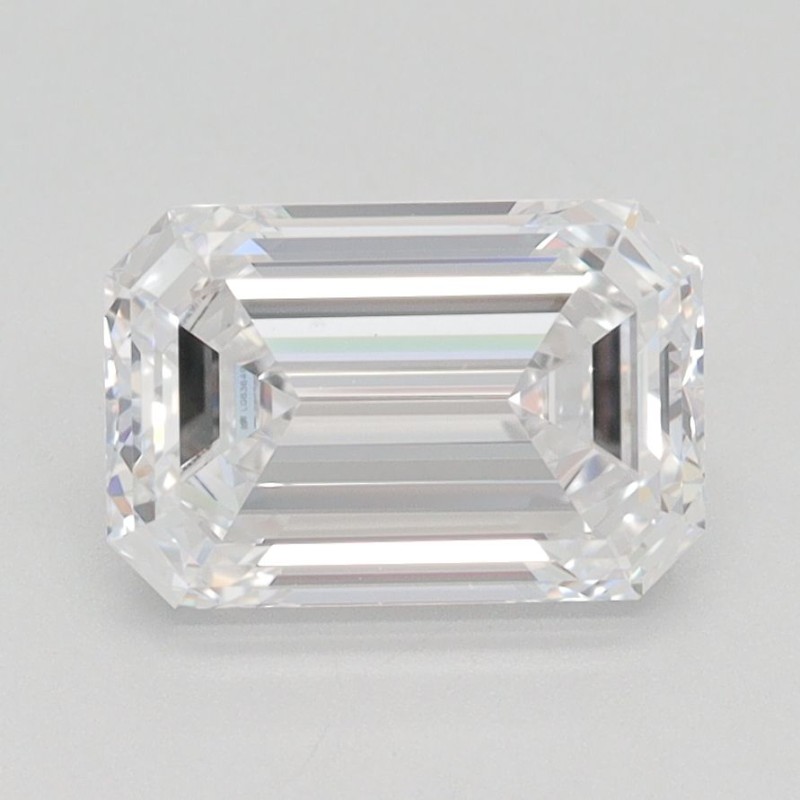 Diament laboratoryjny bezbarwny szlif szmaragdowy, 2.05ct, VVS2, D, IGI LG636498984