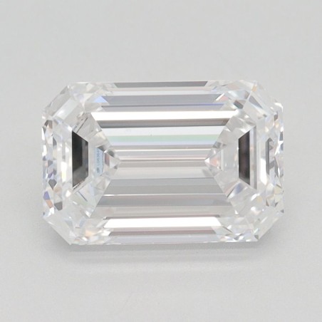 Diament laboratoryjny bezbarwny szlif szmaragdowy, 2.05ct, VVS2, D, IGI LG636498984