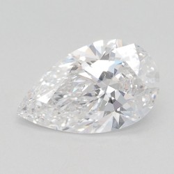 Diament laboratoryjny bezbarwny szlif gruszkowy, 1.1ct, IF, D, IGI LG636401310