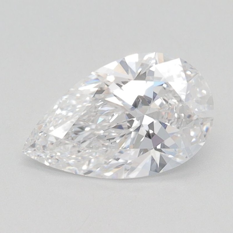 Diament laboratoryjny bezbarwny szlif gruszkowy, 1.1ct, IF, D, IGI LG636401310