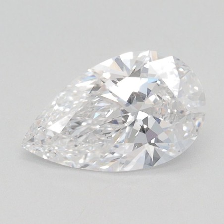 Diament laboratoryjny bezbarwny szlif gruszkowy, 1.1ct, IF, D, IGI LG636401310