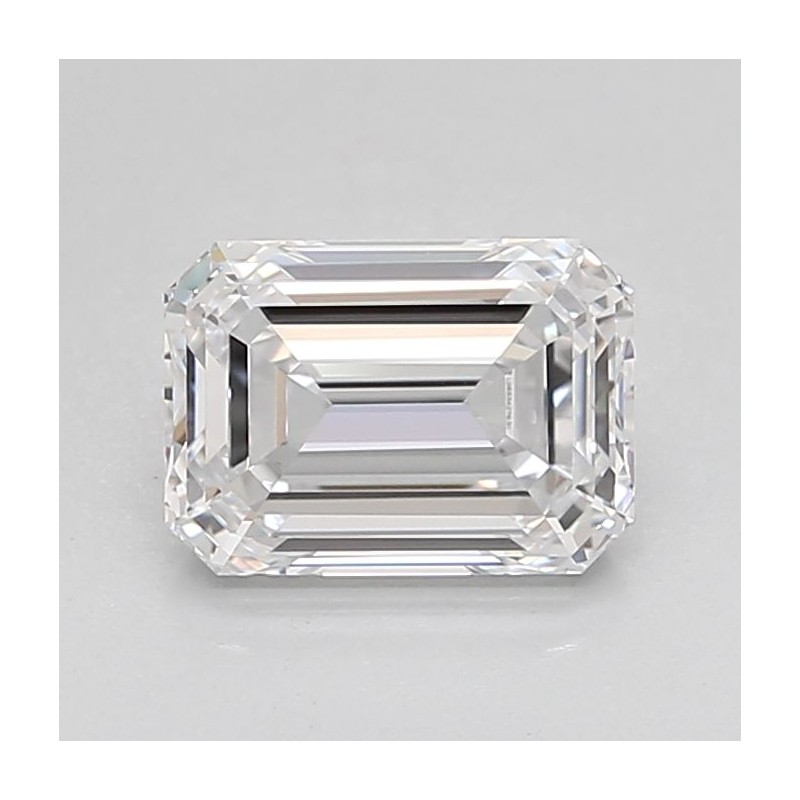 Diament laboratoryjny bezbarwny szlif szmaragdowy, 1.67ct, VVS2, D, IGI LG653427630