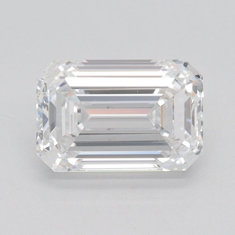 Diament laboratoryjny bezbarwny szlif szmaragdowy, 1.52ct, VVS1, D, IGI LG633495658