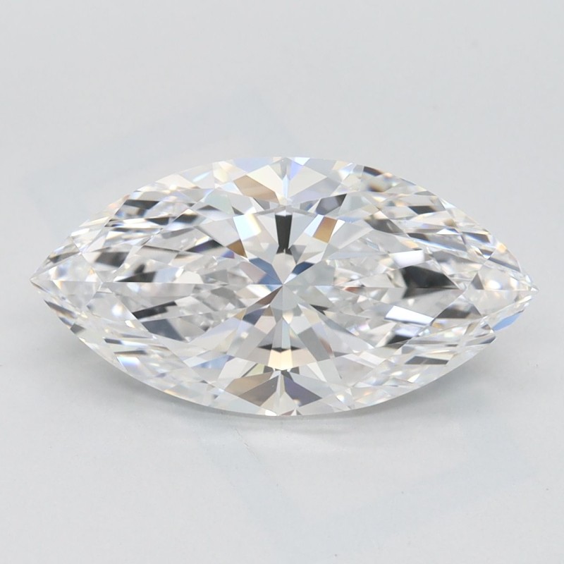Diament laboratoryjny bezbarwny markiza, 2.49ct, VVS2, D, GIA 6531367270