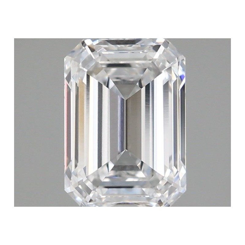 Diament laboratoryjny bezbarwny szlif szmaragdowy, 2.09ct, IF, E, IGI LG707517267