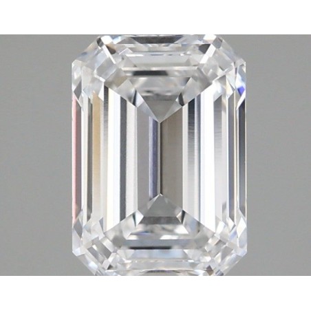Diament laboratoryjny bezbarwny szlif szmaragdowy, 2.09ct, IF, E, IGI LG707517267