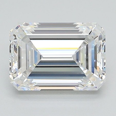 Diament laboratoryjny bezbarwny szlif szmaragdowy, 2.03ct, VVS2, D, IGI LG667439832