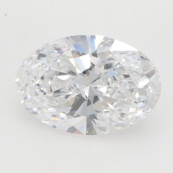 Diament laboratoryjny bezbarwny szlif owalny, 1.56ct, IF, D, IGI LG643412292