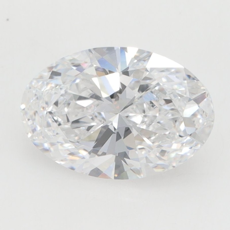 Diament laboratoryjny bezbarwny szlif owalny, 1.56ct, IF, D, IGI LG643412292