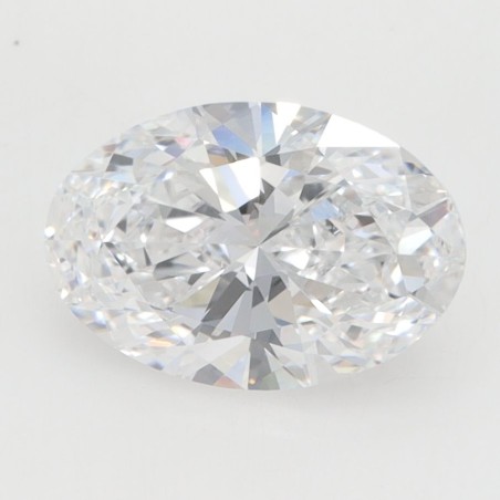 Diament laboratoryjny bezbarwny szlif owalny, 1.56ct, IF, D, IGI LG643412292