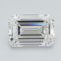 Diament laboratoryjny bezbarwny szlif szmaragdowy, 1.55ct, VVS1, D, IGI LG671451305