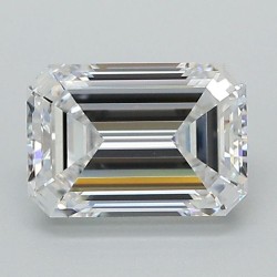 Diament laboratoryjny bezbarwny szlif szmaragdowy, 1.53ct, VVS2, D, IGI LG671451127