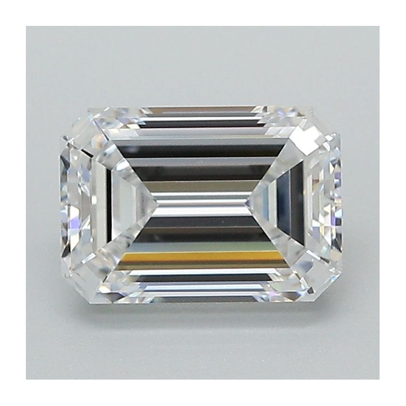 Diament laboratoryjny bezbarwny szlif szmaragdowy, 1.53ct, VVS2, D, IGI LG671451127